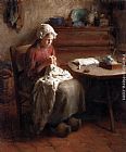 The Young Seamstress by Bernard Jean Corneille Pothast